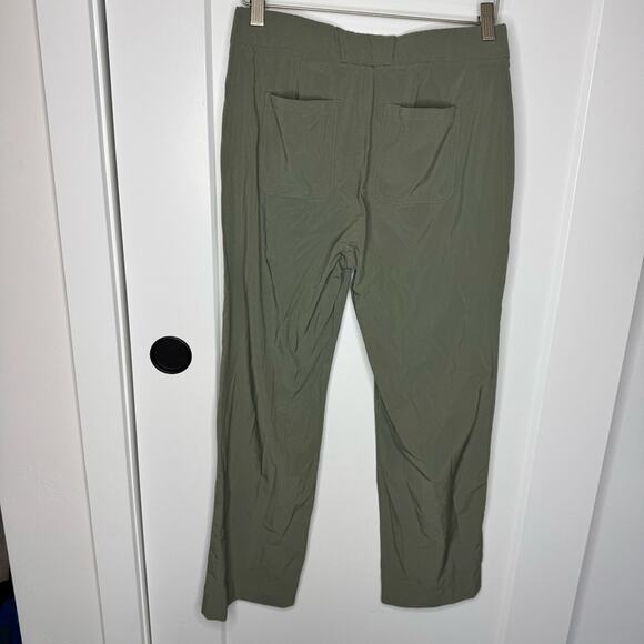 Athleta Tribeca Utility Crop Laurel Olive Green Straight Leg Pants Size 0 - Picture 5 of 7